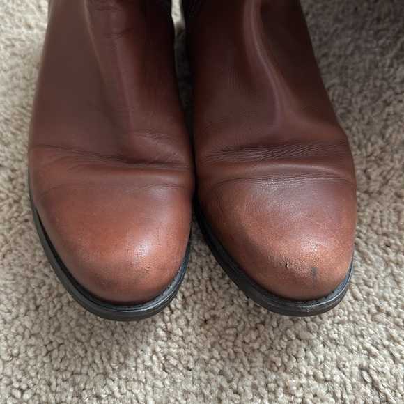 Blondo Brown Heeled Boots - Picture 11 of 12